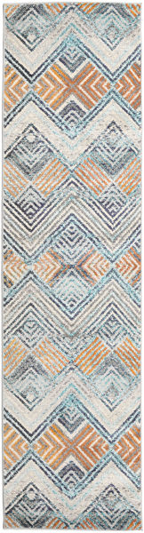 Missonia 러그 80X300 모던 복도용 러너
 라이트 그레이/화이트/크림 ( 터키)