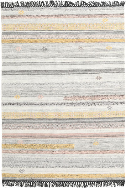 Ragna Tapete 160X230 Moderno Tecidos À Mão Bege/Cinzento Claro (Lã, Índia)