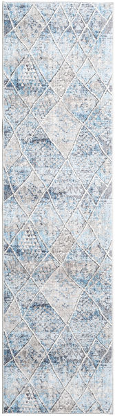 Zentax 러그 80X300 모던 복도용 러너
 베이지/라이트 그레이/라이트 블루 ( 터키)