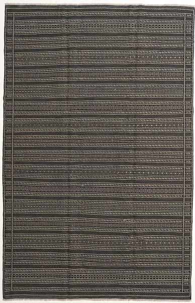 Килим Персия Ковер 80X130 Сотканный Вручную Темно-Серый/Черный (Шерсть, Персия/Иран)