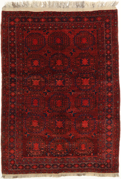 Afghan Khal Mohammadi Rug 131X180 Authentic
 Oriental Handknotted Dark Red/Dark Brown (Wool, Afghanistan)