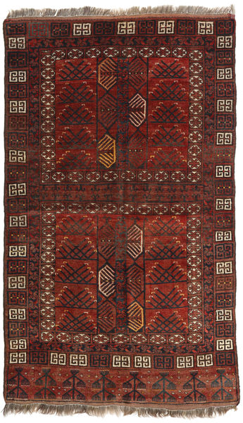 Afghan Khal Mohammadi Rug 129X214 Authentic
 Oriental Handknotted Dark Red/Dark Brown (Wool, Afghanistan)