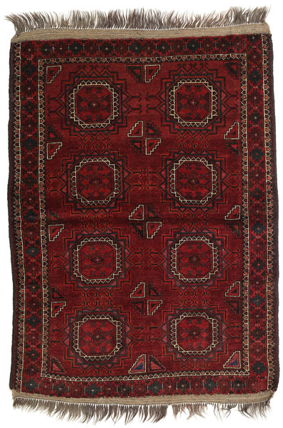 Afghan Khal Mohammadi Rug 106X146 Authentic
 Oriental Handknotted Dark Red (Wool, Afghanistan)