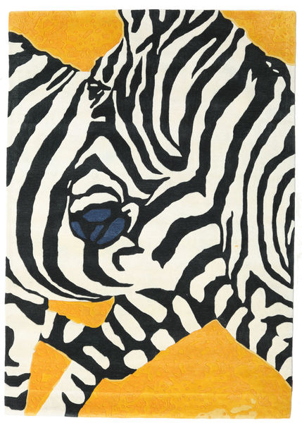 Zebra - 2018 Dywan 160X230 Nowoczesny Beżowy/Czarny (Wełna, Indie)