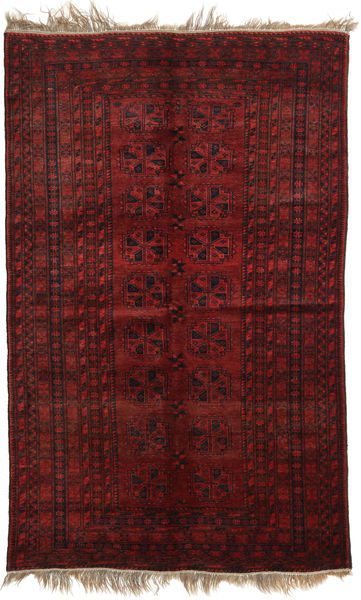 Afegão Khal Mohammadi Tapete 135X215 Oriental Feito A Mão Vermelho Escuro (Lã, Afeganistão)