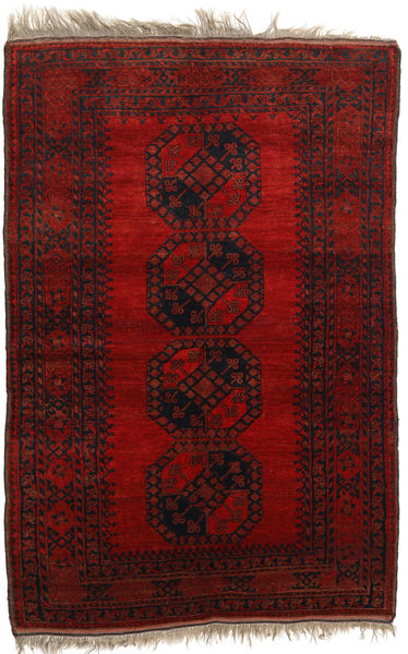 Afghan Khal Mohammadi Rug 136X206 Authentic
 Oriental Handknotted Dark Red/Rust Red (Wool, Afghanistan)