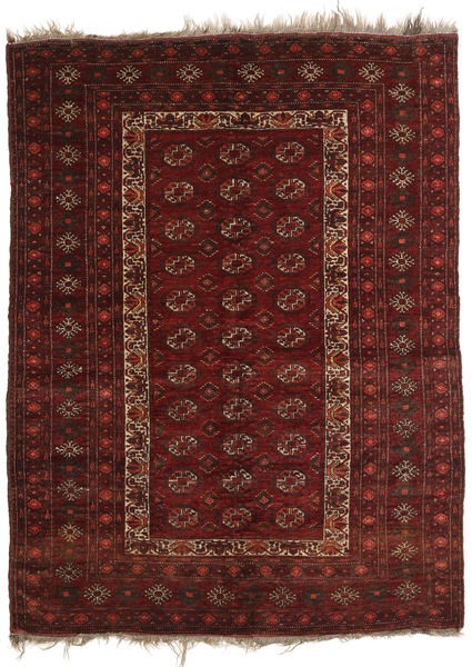 Afghan Khal Mohammadi Rug 137X181 Authentic
 Oriental Handknotted Dark Red/Dark Brown (Wool, Afghanistan)