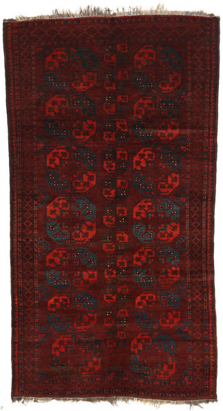 Afegão Khal Mohammadi Tapete 160X301 Oriental Feito A Mão Castanho Escuro/Vermelho Escuro (Lã, Afeganistão)