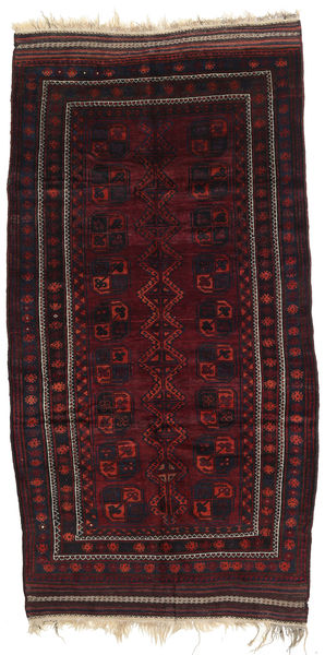 Afghan Khal Mohammadi Rug 142X280 Authentic
 Oriental Handknotted Dark Red (Wool, Afghanistan)