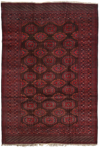 Afegão Khal Mohammadi Tapete 207X300 Oriental Feito A Mão Vermelho Escuro/Castanho Escuro (Lã, Afeganistão)