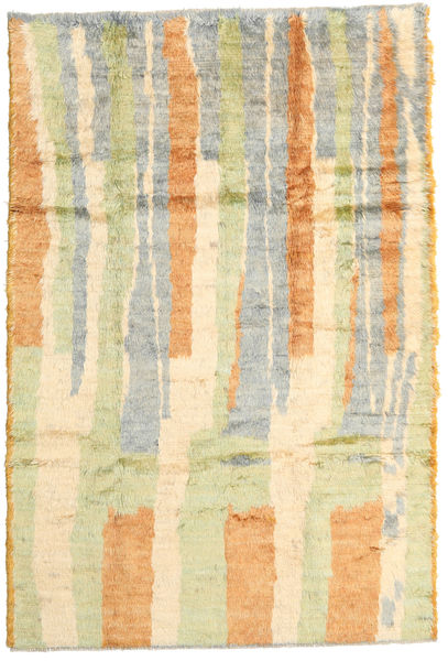 Barchi/Moroccan Berber - Afganistan Sag 189X282 Autentični
 Moderni Ručno Uzlan Bež/Svjetlosmeđa/Tamna Bež (Vuna, Afganistan)