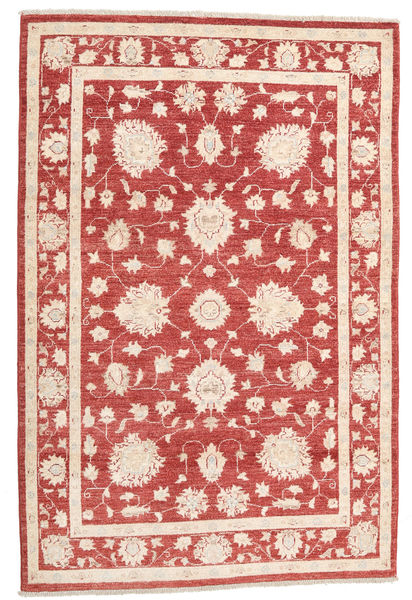 Ziegler Ariana Teppe 123X186 Ekte Orientalsk Håndknyttet Mørk Rød/Beige (Ull, Afghanistan)