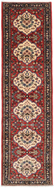 Mehraban Tappeto 82X292 Orientale Fatto A Mano Alfombra Pasillo Rosso Scuro/Marrone Scuro (Lana, Persia/Iran)