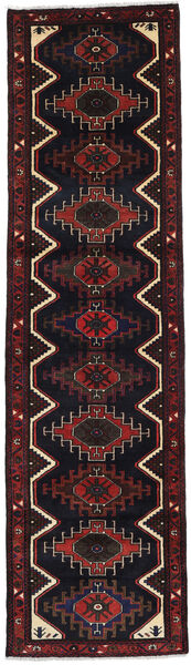 Hamadan Tappeto 83X302 Orientale Fatto A Mano Alfombra Pasillo Rosso Scuro (Lana, Persia/Iran)