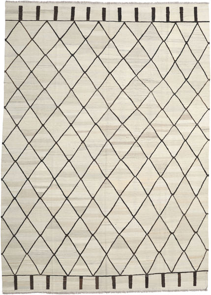 Kilim Ariana Rug 250X348 Authentic
 Modern Handwoven Dark Beige/Beige Large (Wool, Afghanistan)