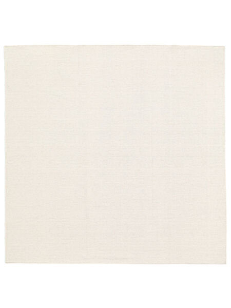 Kilim Loom - Off White Rug 250X250 Authentic
 Modern Handwoven Square Beige/Dark Beige Large (Wool, India)