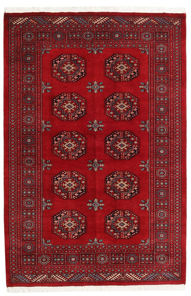 Pakistan Bokhara 3Ply Rug 138X207 Authentic
 Oriental Handknotted Crimson Red/Dark Red (Wool, Pakistan)