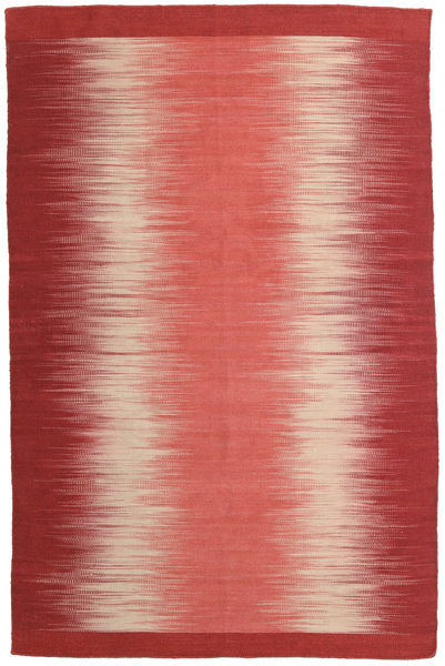 Kilim Modern Rug 157X240 Authentic
 Modern Handwoven Dark Red/Dark Beige (Wool, India)