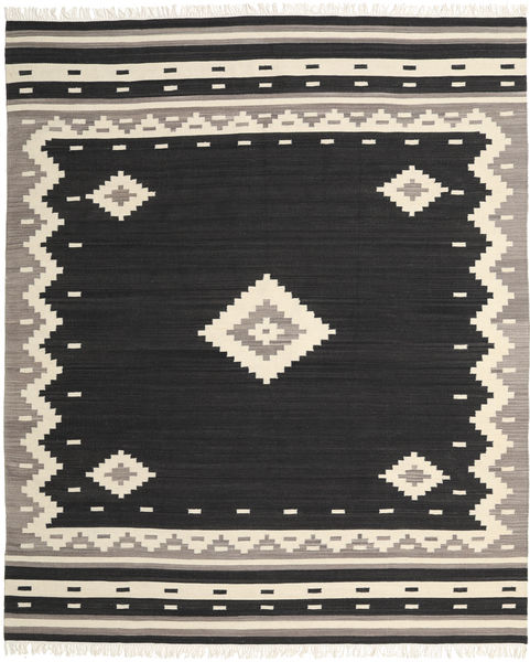 Tribal - Musta Matto 250X300 Moderni Käsinkudottu Musta/Beige Isot (Villa, Intia)