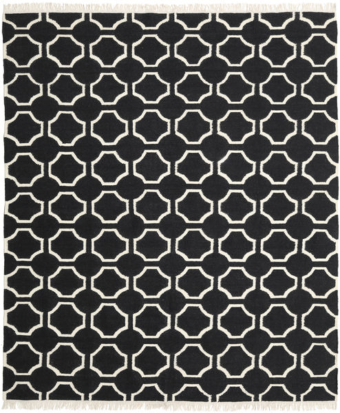 London - Black/Off White Rug 250X300 Authentic
 Modern Handwoven Black Large (Wool, India)