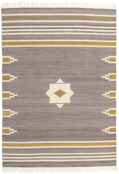Tribal - Grey Rug 140X200 Authentic
 Modern Handwoven Light Grey/Light Brown/Beige (Wool, India)