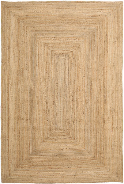 Frida - Natural Rug 200X300 Authentic
 Modern Handwoven Light Brown/Dark Beige ( India)