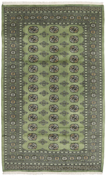 Pakistan Bokhara 2Ply Rug 164X255 Authentic
 Oriental Handknotted Dark Green/Olive Green (Wool, Pakistan)
