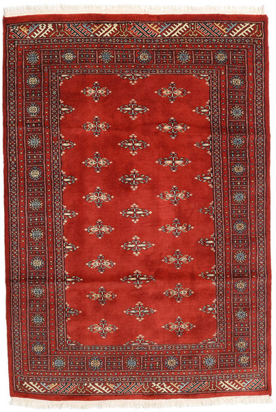 Pakistan Bokhara 2Ply Rug 126X183 Authentic
 Oriental Handknotted Dark Red/Rust Red (Wool, Pakistan)