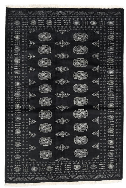 Pakistan Bokhara 2Ply Rug 136X199 Authentic
 Oriental Handknotted Black/Dark Grey (Wool, Pakistan)