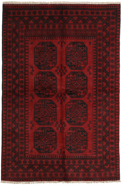 Afghan Rug 153X234 Authentic
 Oriental Handknotted Dark Brown/Dark Red (Wool, Afghanistan)