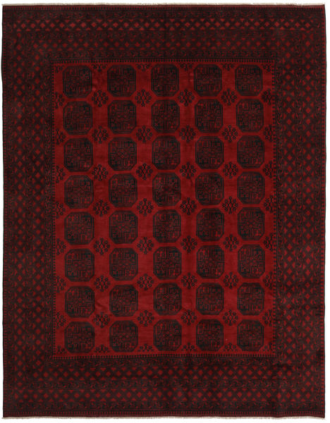 Afghan Rug 307X388 Authentic
 Oriental Handknotted Dark Brown/Dark Red Large (Wool, Afghanistan)