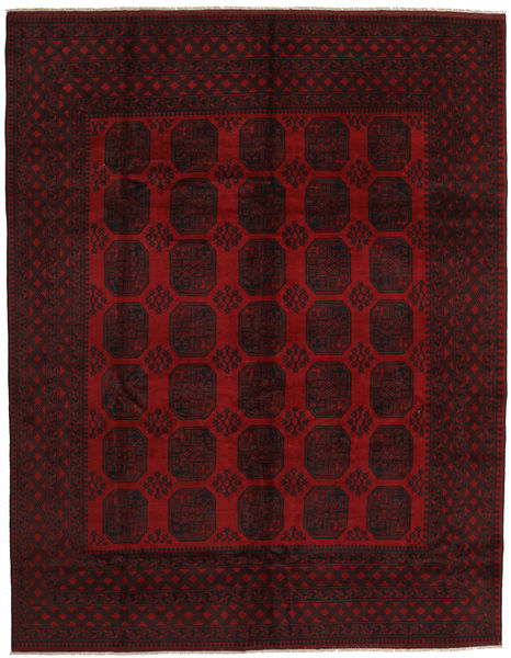 Afghan Rug 301X381 Authentic
 Oriental Handknotted Dark Brown/Dark Red Large (Wool, Afghanistan)