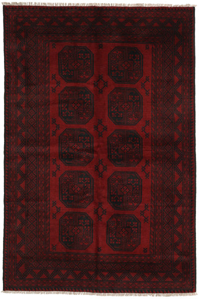 Afghan Rug 158X240 Authentic
 Oriental Handknotted Dark Brown/Dark Red (Wool, Afghanistan)