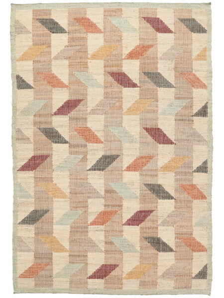 Flakes Rug 200X300 Authentic
 Modern Handwoven Light Brown/Beige ( India)