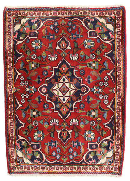 Kashan Tapete 62X87 Oriental Feito A Mão Porpora Escuro/Castanho Alaranjado (Lã, Pérsia/Irão)