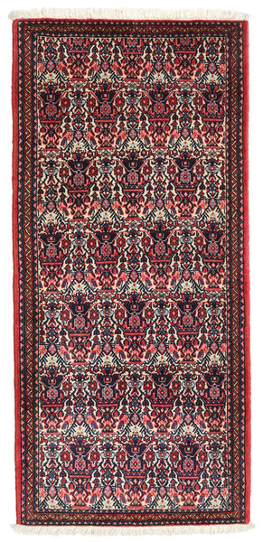 Abadeh Rug 68X148 Authentic
 Oriental Handknotted Dark Green/Dark Brown (Wool, Persia/Iran)