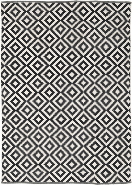 Torun - Black/Neutral Rug 140X200 Authentic
 Modern Handwoven (Cotton, India)