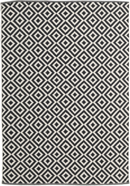 Torun - Sort/Neutral Tæppe 170X240 Ægte Moderne Håndvævet Sort/Mørk Beige (Bomuld, Indien)