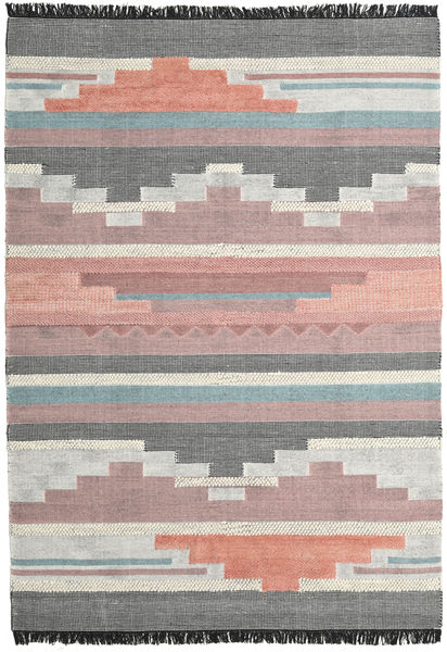 Misha Tapete 200X300 Moderno Tecidos À Mão Cinza Escuro/Bege Escuro (Lã, Índia)