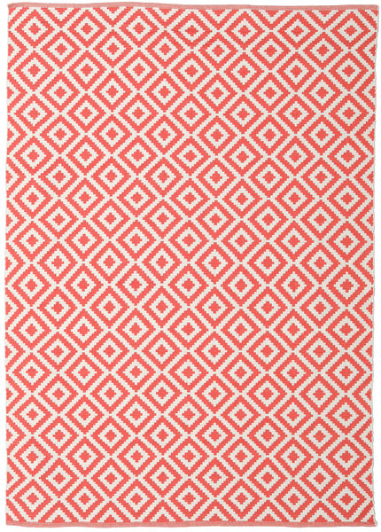 Torun - Coral/Neutral Tæppe 140X200 Ægte Moderne Håndvævet Rød/Lyserød (Bomuld, Indien)