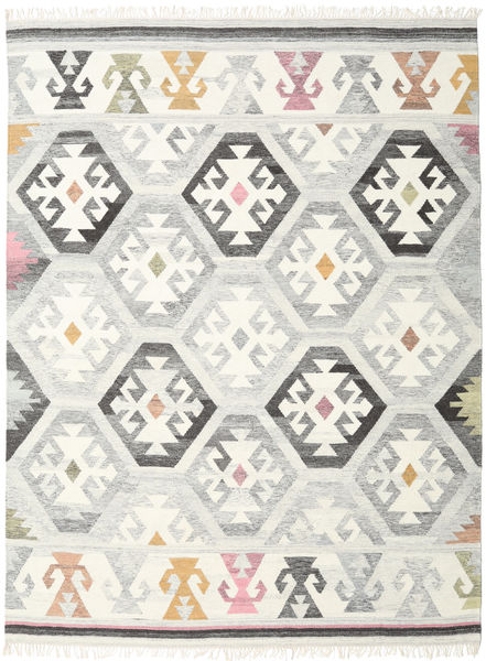 Mayor - Grey Rug 160X230 Authentic
 Modern Handwoven Beige/Light Grey (Wool, India)