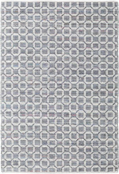 Elna - Gri Covor 170X240 Modern Lucrate De Mână Gri Deschis/Albastru Deschis (Bumbac, India)