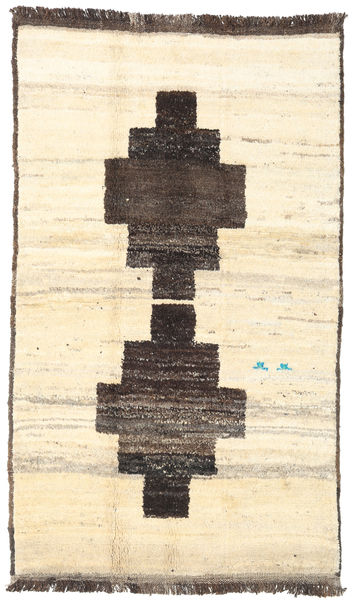 Barchi/Moroccan Berber - Afganistan Rug 116X200 Authentic
 Modern Handknotted Beige/Dark Grey (Wool, Afghanistan)