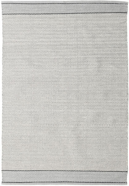 Norma - Czarny Dywan 140X200 Nowoczesny Tkany Ręcznie Jasnoszary (Bawełna, Indie)