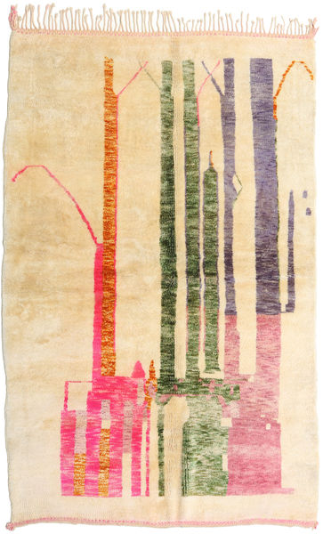 Berber Moroccan - Mid Atlas Rug 170X271 Authentic
 Modern Handknotted Beige/Yellow (Wool, Morocco)