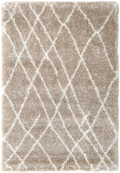 Shaggy Tangier - Bež/White Sag 140X200 Moderni Svjetlosiva/Bež ( Turska)