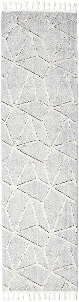 Scandic 러그 80X400 모던 복도용 러너
 라이트 그레이/화이트/크림 ( 터키)