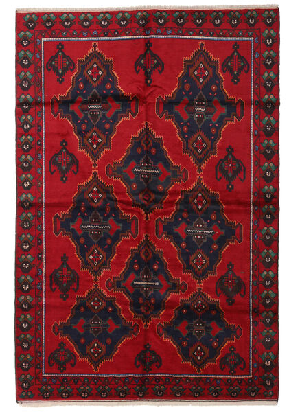 Beludż Dywan 200X295 Orientalny Tkany Ręcznie Czerwony/Ciemnobrązowy/Ciemnoczerwony (Wełna, Afganistan)