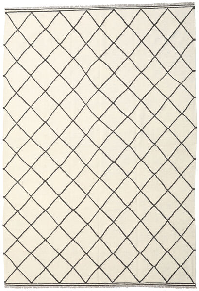 Kelim Ariana Matto 208X298 Moderni Käsinkudottu Beige/Valkoinen/Creme (Villa, Afganistan)