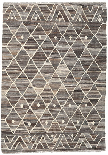 Kilim Ariana Rug 176X250 Authentic
 Modern Handwoven Light Grey/Dark Brown (Wool, Afghanistan)